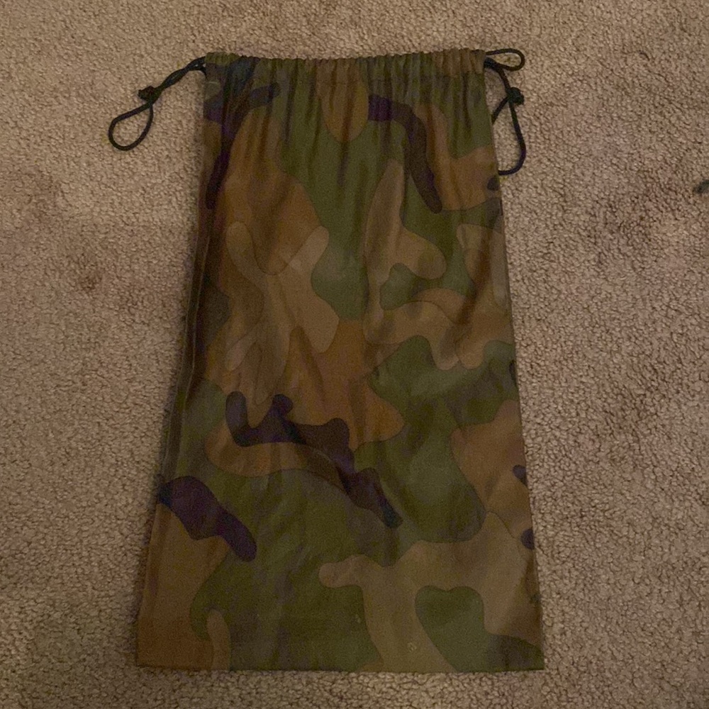 Khaki Drawstring Backpack - Picture 2 of 5